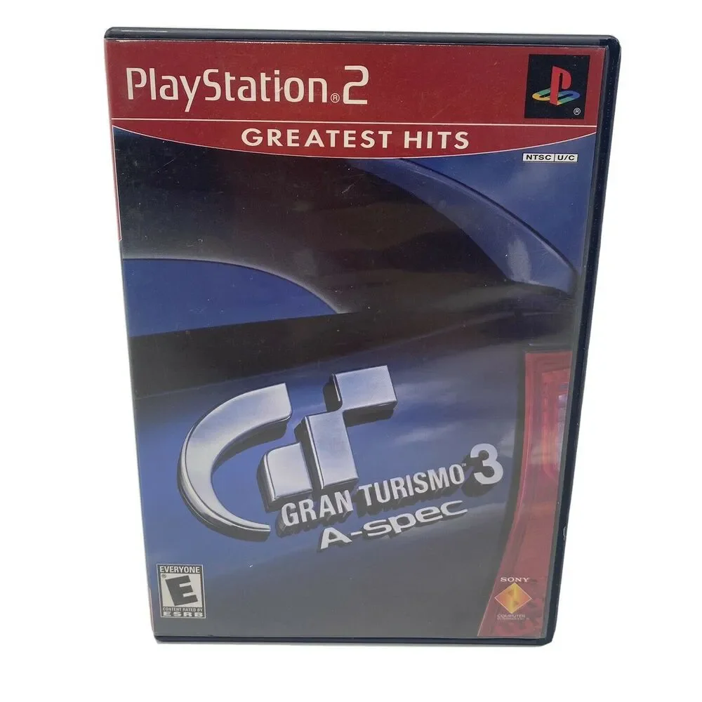 Gran Turismo 3 A-spec Grand Sony PlayStation 2 PS2 Tested No Manual